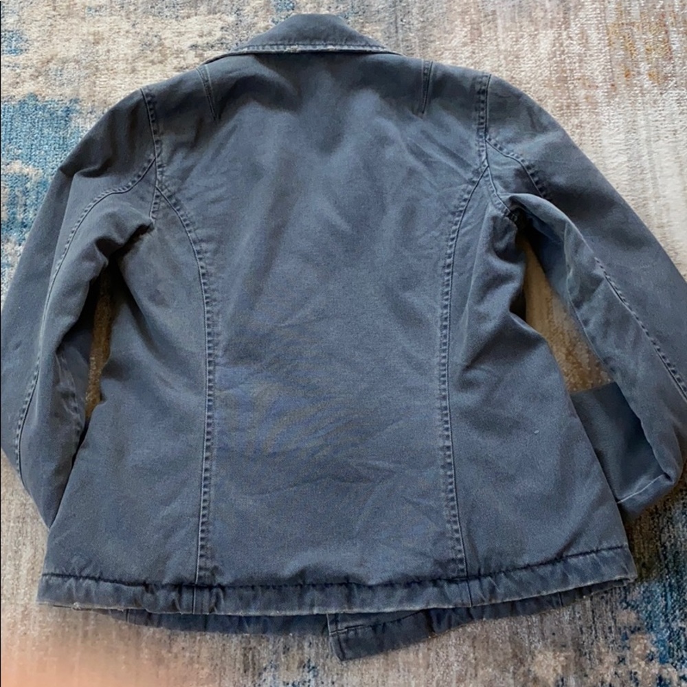 Abercrombie & Fitch | washed out gray blue coat - Picture 8 of 8